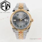 Superclone Rolex 18K gold Datejust ii Wimbledon Watch in Cal3235 Movement